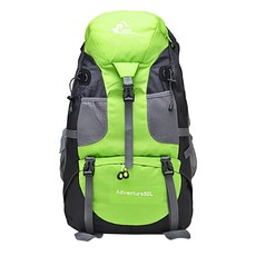 Free Knight 自由騎士 50L 登山包, 多功能戶外大容量防潑水背包, 綠色, 62 x 37 x 25cm