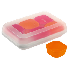 Richell 利其爾 離乳食分裝盒 顏色隨機 寶寶副食品分裝, 1組, 25ml