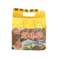 譽方媽媽 雞絲麵 5入 Set, 肉燥風味, 口感細緻Q彈, 300g, 1袋