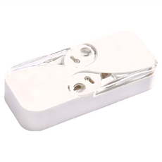 Fuku Book 牙線棒收納盒, 便攜式牙籤盒, 可放12支牙線, 經典白, 1組