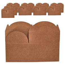 博美 食品提盒野餐盒(小) 赤牛無印 台灣製 紙類材質, 10個