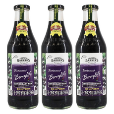 BARKER'S 巴可斯 黑醋栗綜合果汁, 710ml, 3瓶
