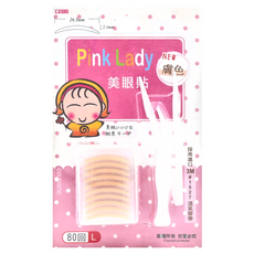 台灣 COSMOS Pink Lady 美眼貼 L 80入, 膚色, 1盒