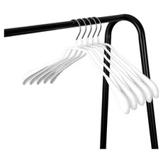 MAWA 防滑人體工學造型42L外套衣架, 5個, 白色