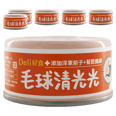 Deli 好食 貓用 慕斯系列 營養主食罐 毛球清光光, 雞肉, 85g, 6罐