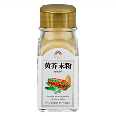 新光洋菜 黃芥末粉 適用於調製各式沙拉醬、沾醬或用於美式料理, 30g, 1罐