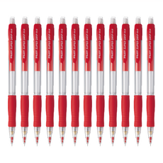 PILOT 百樂 H-185七彩自動鉛筆 紅色 12支, 0.5mm
