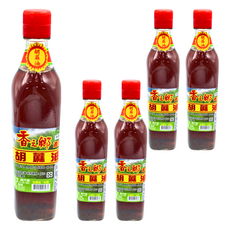 香之鄉 胡麻油, 500ml, 黑芝麻油, 台灣產, 5瓶