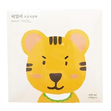 BaILEY 拋棄式母乳儲存袋 虎寶寶 100ml, 30個, 1盒