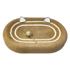 劍麻貓抓窩 原色貓耳, 棕色, 1個