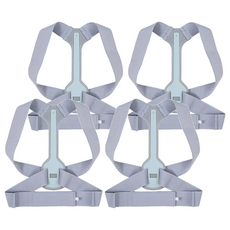 XA 龍骨支撐背部矯正帶 改善姿勢 擴胸展背 隱形穿戴, L, 4個