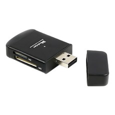 infotec 英富達 多合一記憶卡 鋁合金讀卡機 CD101, 4插槽設計, 可讀取128G高速記憶卡, 1個