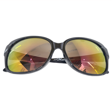 RADIANT STAR 璀璨之星 台製MIT 晨光首爾 俐落大框墨鏡, 反光橘紅, 1支