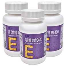 Sinphar 杏輝醫藥 高活性維他命E400軟膠囊, 抗氧化，肌膚青春健康, 60顆, 3罐