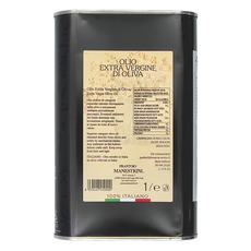 MANESTRINI 義大利馬內崔尼 100%特級初榨橄欖油, 1L, 1個