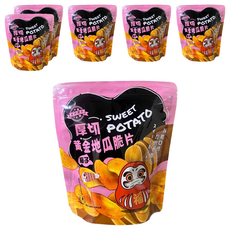 果然實在 厚切黃金地瓜脆片, 梅子風味, 140g, 6包