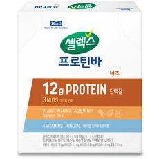 Maeil Selex 蛋白堅果棒 12g蛋白質 花生 杏仁 腰果 4種維生素1種礦物質, 300g, 1盒