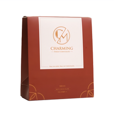 CHARMING CHOCOLATE 喬名巧克力 微甜堅果可可沖泡飲 降低糖比例, 30g, 6包, 1盒