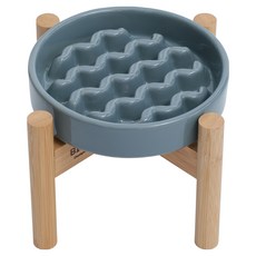 PEHOM 慢食扭扭碗 + 架子 S, 1個, 冰藍色