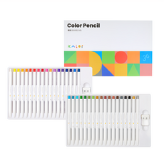 KaCO KALOr 綺采按壓自動彩色鉛筆 附削筆器 36色, 1組