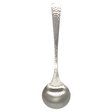 Nagomi 不鏽鋼鎚目餐具 糖匙，12.1x3.3公分, 銀色, 1支