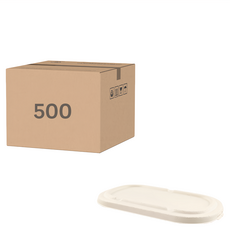 ONEFU 橢圓植纖紙蓋, 10包, 50個