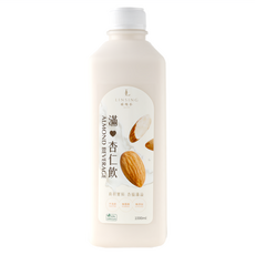 林銀杏 滿杏仁飲 1L 杏仁飲品 無乳製品 無添加香精 健康飲品, 1瓶