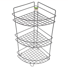 大台灣企業社 三層三角壁籃, 黑色, 1個