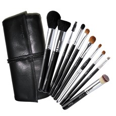 Galatea 葛拉蒂 天顏系列 專業刷具10支組, 動物毛手工製成, 原木柄好握好使力, 1組