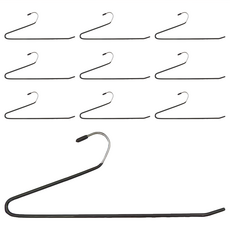 奈米防滑鵝形褲架 36 x 16cm 10個, 黑色, 1組