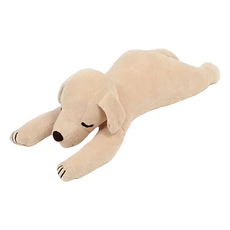 Mother Garden 94cm絨毛娃娃抱枕 柔軟舒適 激發想像力, 可愛大狗狗 米色, 1個