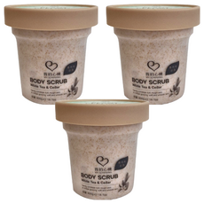 MY SCHEMING 我的心機 白茶雪松亮白身體去角質, 3罐, 400g