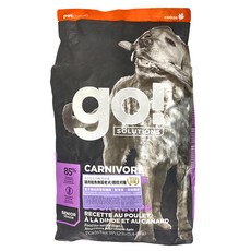 go SOLUTIONS 老犬/體控犬 無穀乾飼料 5.44kg 體重管理, 雞肉 + 鮭魚, 1袋