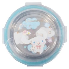 LiLFANT Sanrio 大耳狗 幼兒用圓型不鏽鋼密封便當盒, 1個