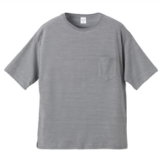 United Athle 厚磅口袋短T #4253, L, 灰色
