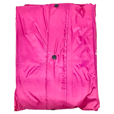 JUMP 將門 多功能三件式套裝防水風雨衣 男女適用, 桃粉色