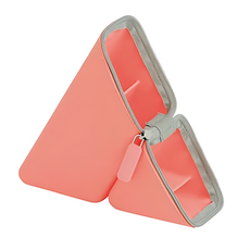 SONiC KAKUSTA 可立式矽膠筆袋，2024日本文具大賞, 珊瑚粉, 1個