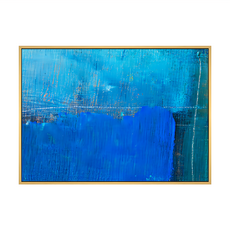 眷戀 鈷藍 NS_畫線 不含框, 木色