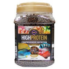 UP AQUA 雅柏 沉底型高蛋白營養飼料 ML, 1罐, 2L