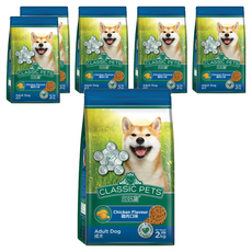 CLASSIC PETS 加好寶 成犬狗糧 2kg 含Omega 6和鋅, 雞肉口味, 6袋