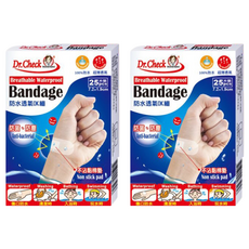 Dr.Check Nursing Expert 護理專家 防水透氣OK繃, 25片, 2盒