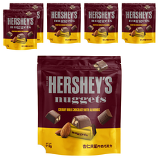 HERSHEY'S 好時 金磚杏仁夾餡牛奶巧克力 112g, 6袋