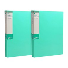 TUCO.B DONO A4 40頁透明文件夾, 薄荷, 2個