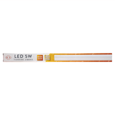旭光 LED T5 1尺一體成型支架燈 LXS5W/830/U/120/P 5W 20個, 3000K 燈泡色, 1組