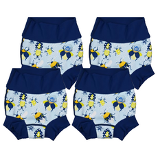 Splash About 銀離子3D雙層游泳尿布褲 蟲蟲家族 2-3歲, XXL, 4件