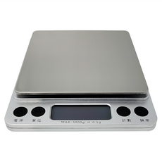 鴻龍 超精準0.1克大秤盤微量電子秤，0.01g精確秤重，0.05g到500g秤重範圍, RD-71A, 1個