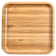 正方形竹托盤 大(30 x 30 x 2cm), 1個, 原木色