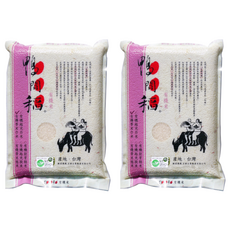 鴨間稻 有機香米白米, 2包, 3kg, CNS三等
