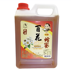 BEE WORLD 蜂蜜世界 嚴選百花蜂蜜 大容量 台灣百花蜜 天然蜂蜜, 3kg, 1桶