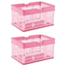 好樂趣 手提摺疊籃 7L, 200 x 305 x 160mm, BK0074, 2個